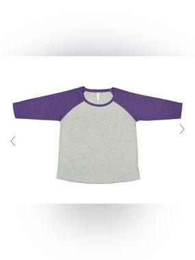 LAT Women's Curvy Collection Baseball Three-Quarter Sleeve